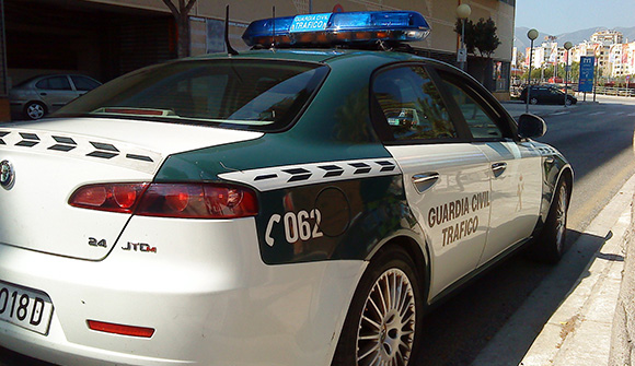 Böter för trafikförseelser i Spanien