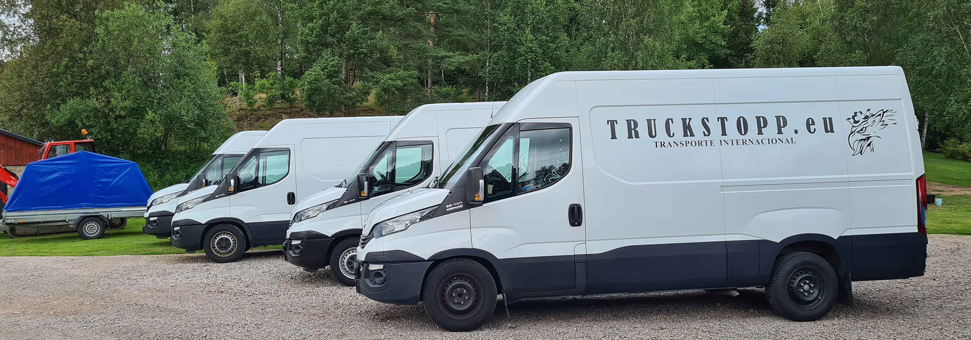 Flytt transport Spanien Sverige Truckstopp.eu